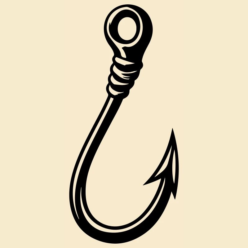 Fish hook icon