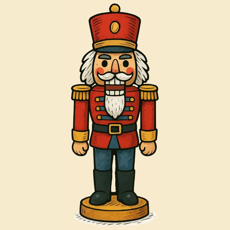 Nussknacker Soldat Comic
