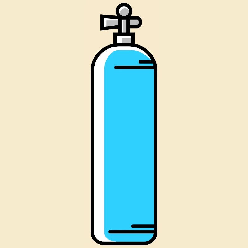 Sauerstoff Tauchen symbol