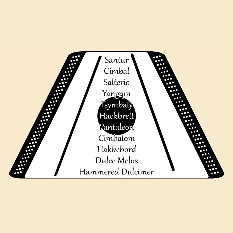 Hackbrett black n white