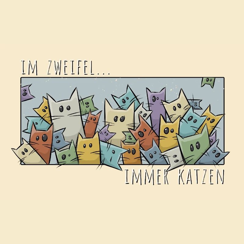 Im Zweifel immer Katzen! Verrückte Comic Katzen