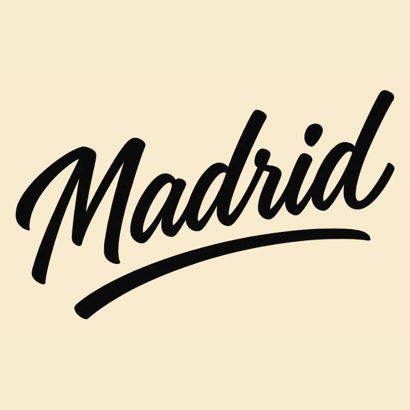 Madrid Script Urban Logo