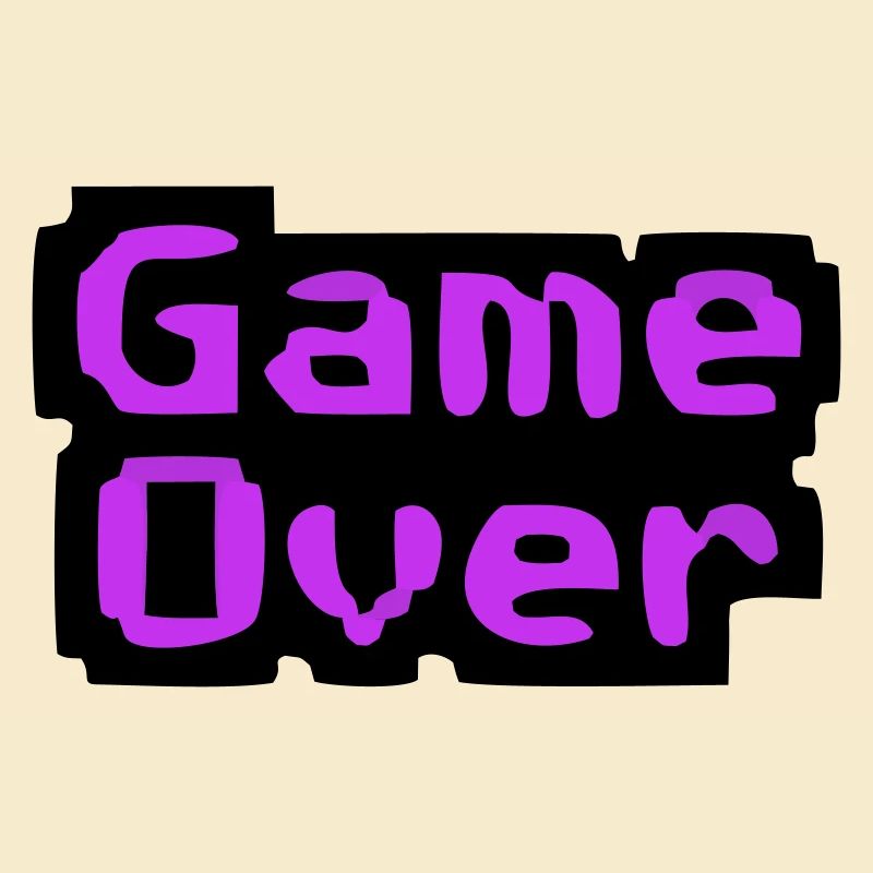 Game Over Pixel Retro