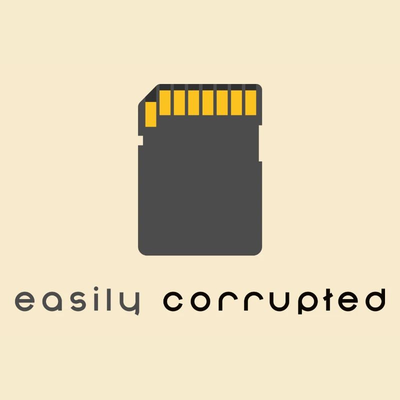 Easily corrupted - SD Card
