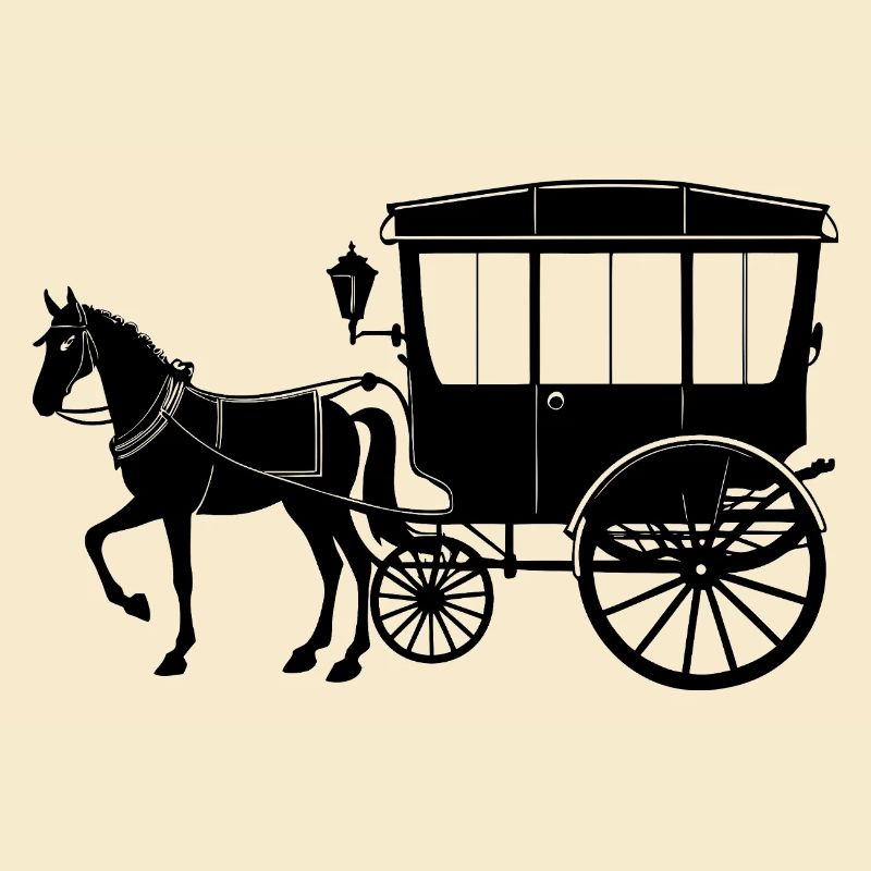 Amish-Pferdekutsche