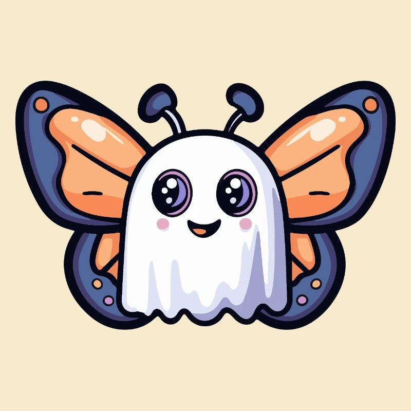 Schmetterling Halloween Geist