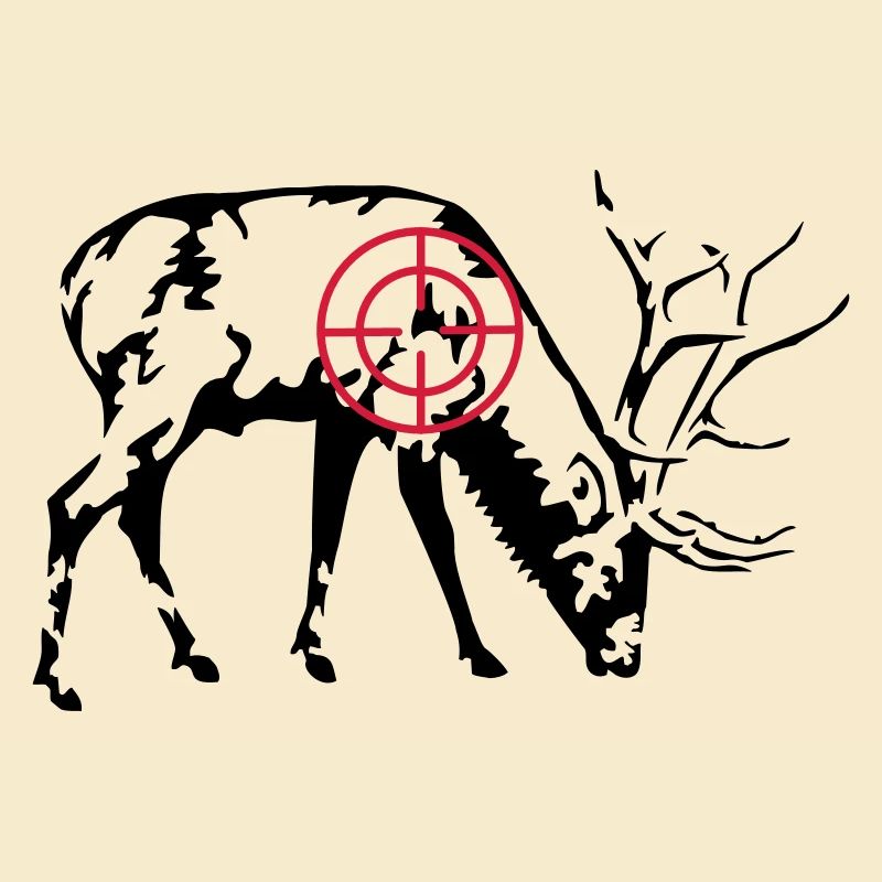 Grazing Stag