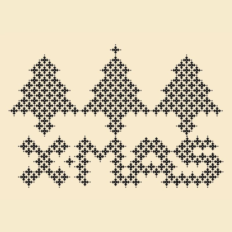 xmas tree weihnachten baum pixel muster symbol