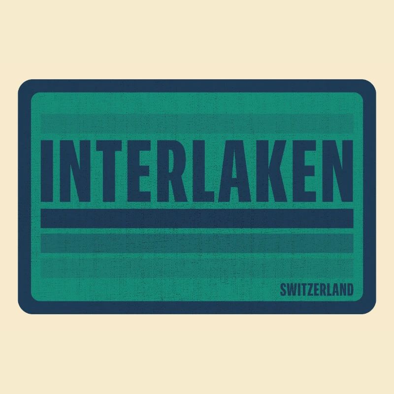 Interlaken Retro Badge