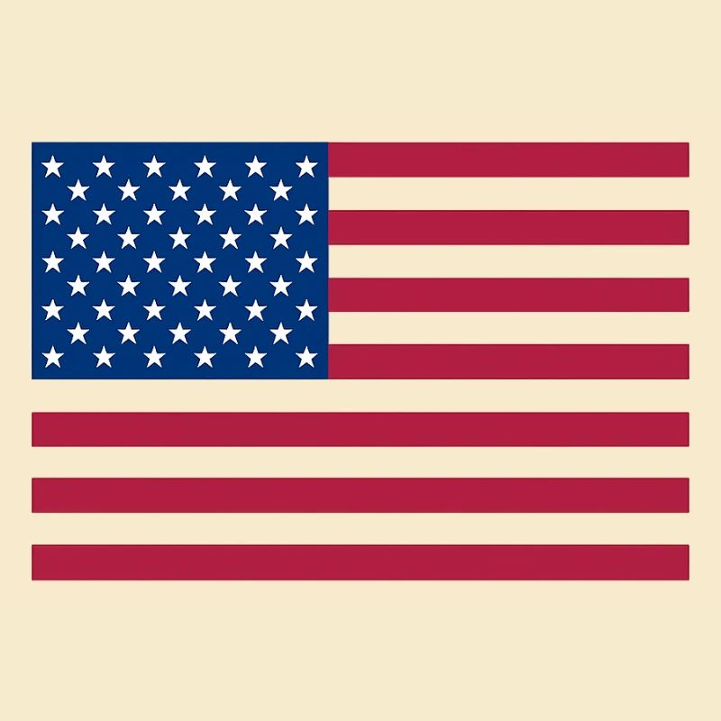 Dark Red American Flag