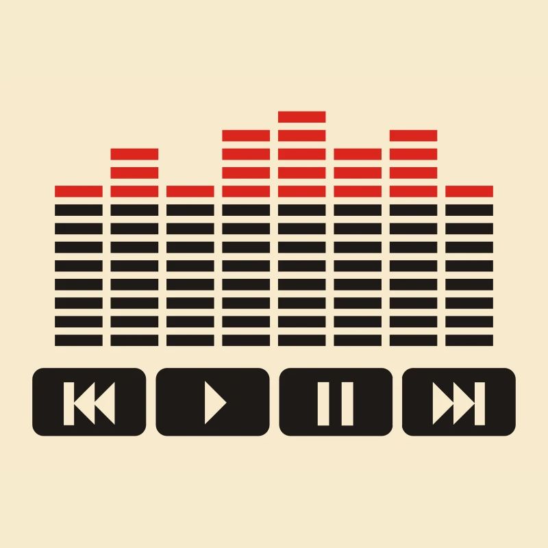 Equalizer audio player dj