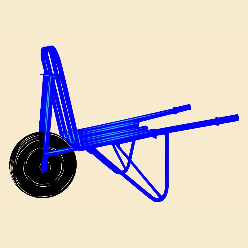 Pflasterstein-Schubkarren-Logo