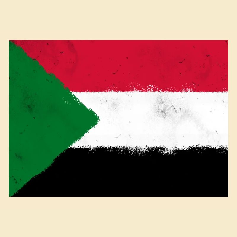 Flagge des Sudan