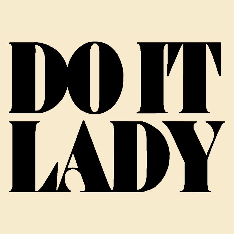do it lady - schwarz