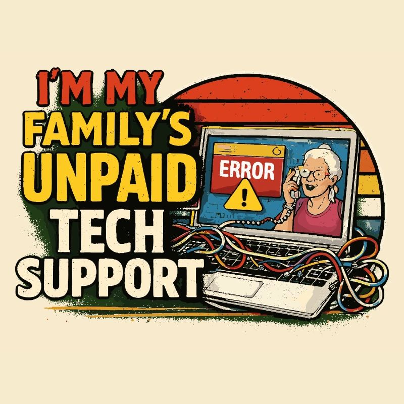 Familien Tech-Support Unbezahlt