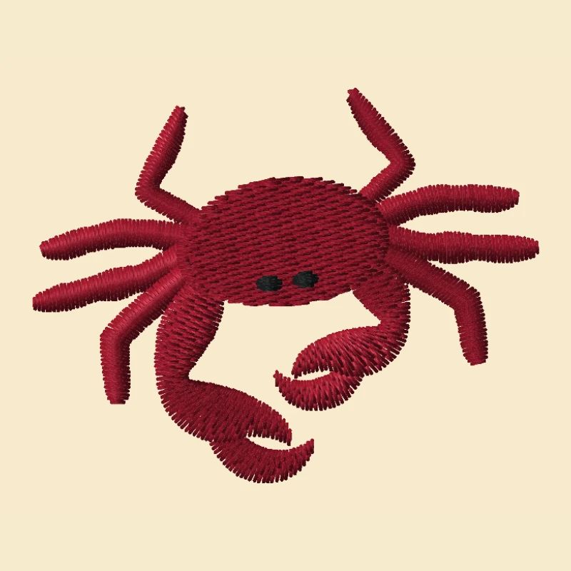 Crabe brodé