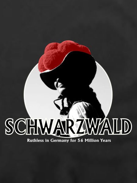 Schwarzwald Retro Silhouette