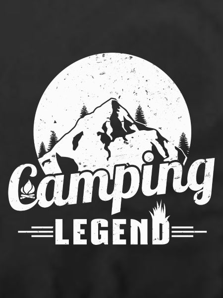 Mountain Camping Legend Design