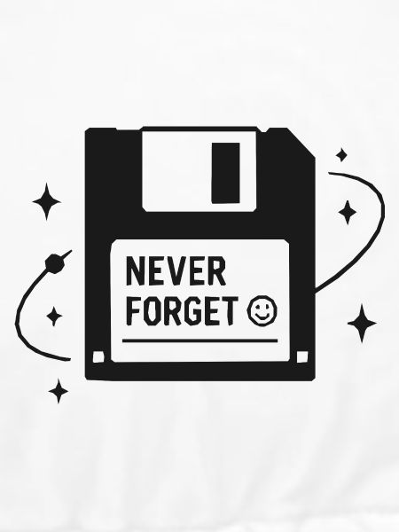 Never Forget Retro Disk