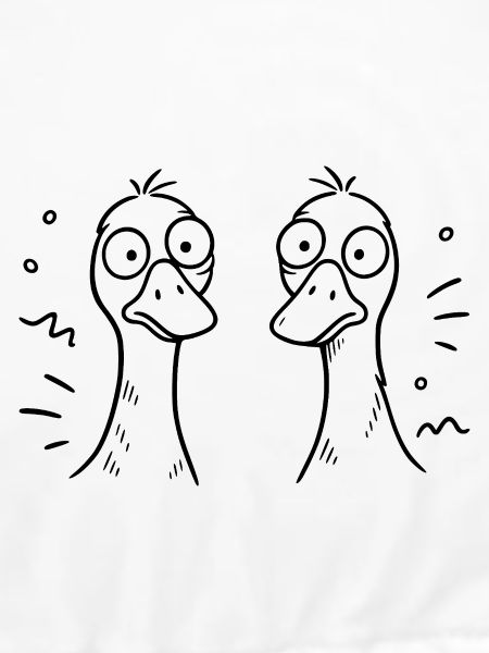 Zwei dumme Gänse