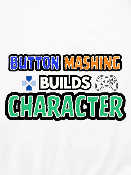 Button-Mashing baut einen Charakter auf