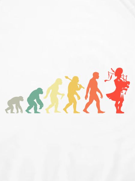 Retro Dudelsack Evolution Für Dudelsackspieler