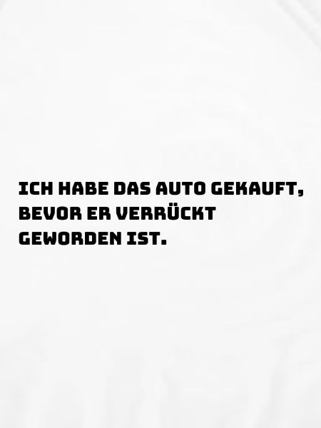 Lustiger E-Auto Aufkleber