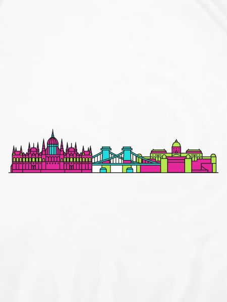 Budapester Stadtskyline-Parlament: Moderne Kunst