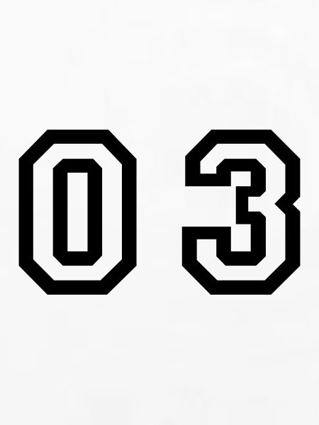 Nummer - 03 - null drei