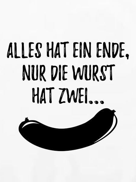 Alles Wurst schwarz