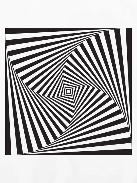 Schwarzes Vortex Tunnel Muster