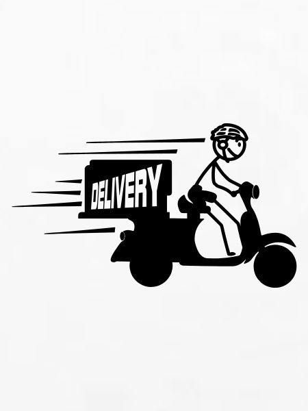 Scooter-Paket oder SMS-Lieferung