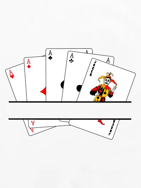 Fünffaches Textbanner
