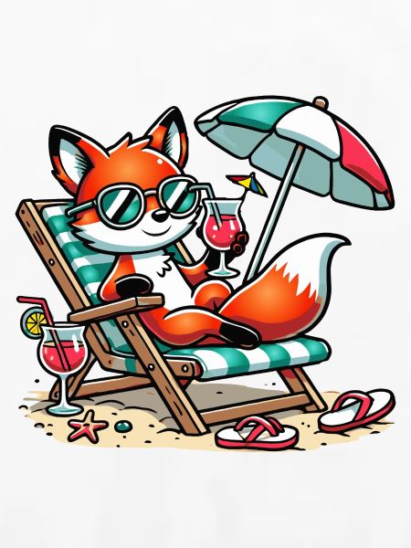Fuchs am Strand