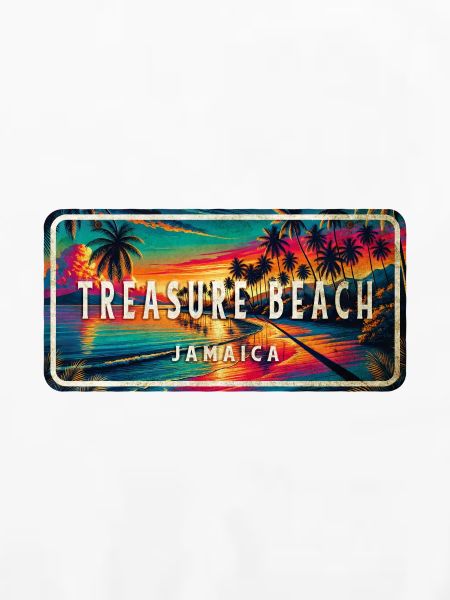 Treasure Beach Jamaica Schild