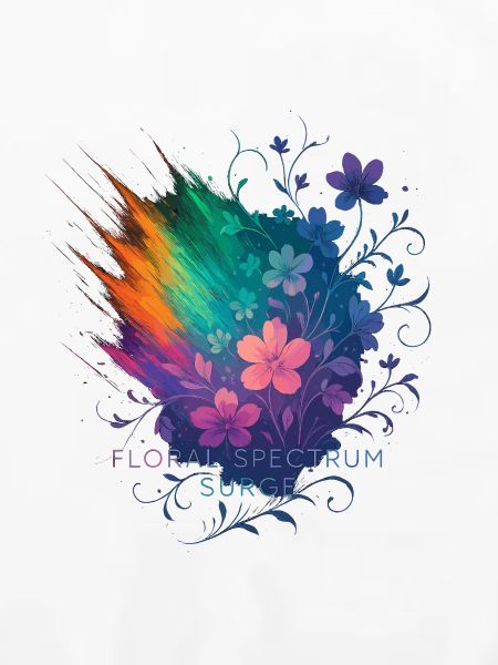 Farbspektrum-Blüte