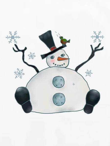 Dicker Schneemann