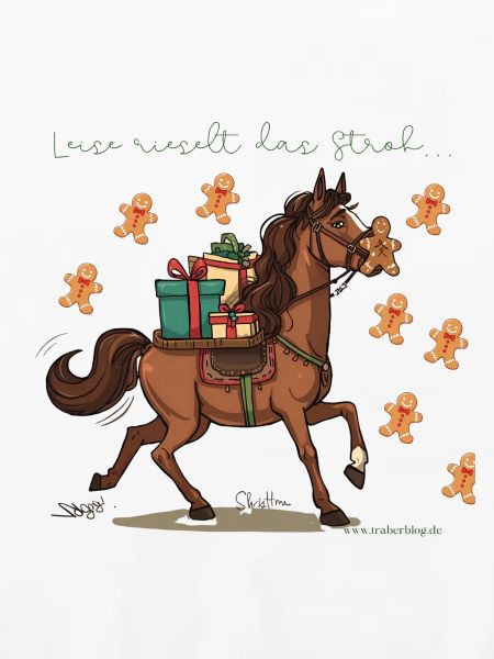 Weihnachtspferd mit Geschenken Traber - 