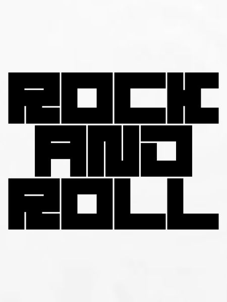Rock'n'Roll Typografie Design
