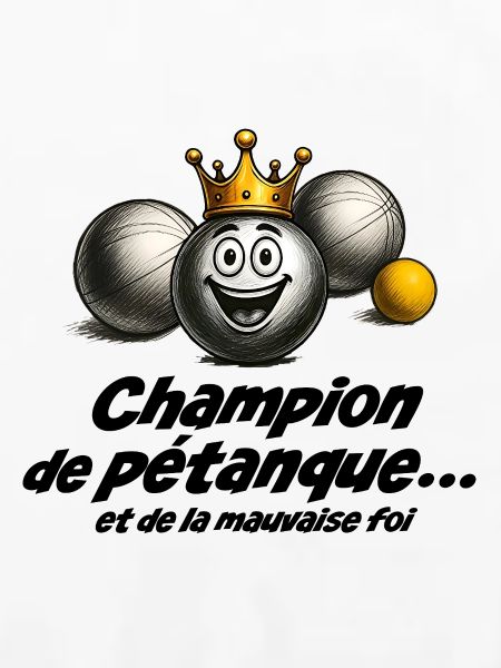 Pétanque-Champion... und böser Absicht