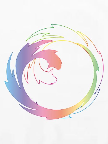 Kreativer Farbkreis als dynamischer Designrahmen