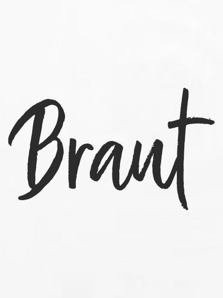 Braut Handlettering Design
