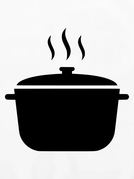 Kochtopf Suppe Dampf Icon