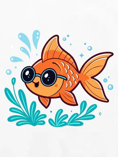 Orange Fish Aquatic Scope