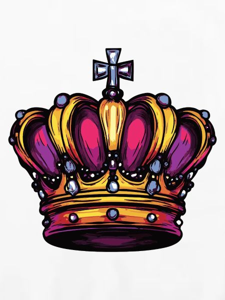 Krone Bunt Symbol