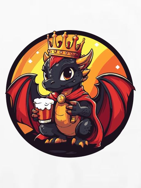 Drache Bier Lustig
