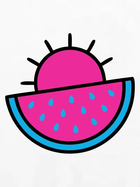 Watermelon Sun 90s Pop Art