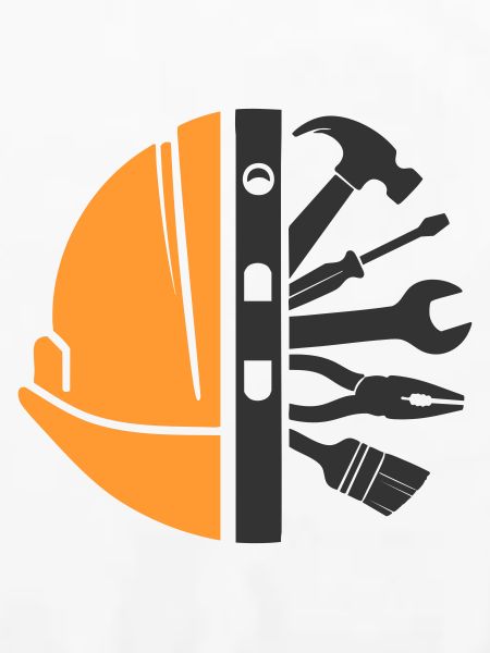 Construction Helmet & Tools – Craftsman Logo