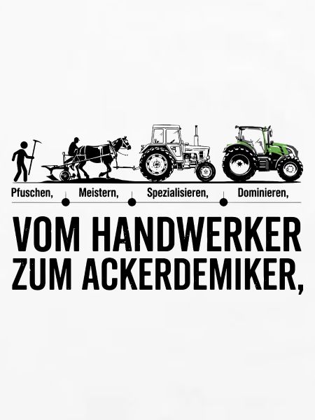 Grüner Traktor Silhouette