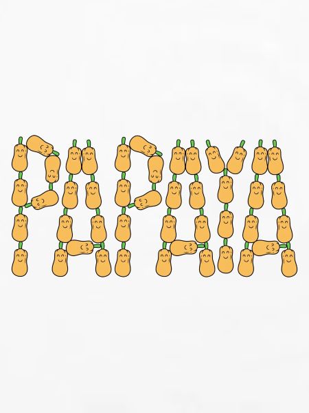 Papaya-Typografie